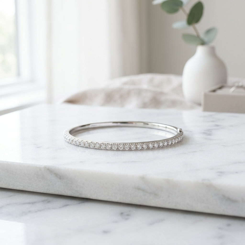 Lab-Grown Diamond Bangle