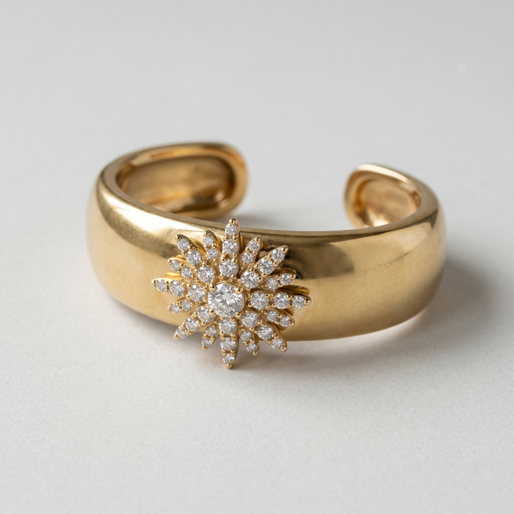 Lab-Grown Diamond Chunky Cuff
