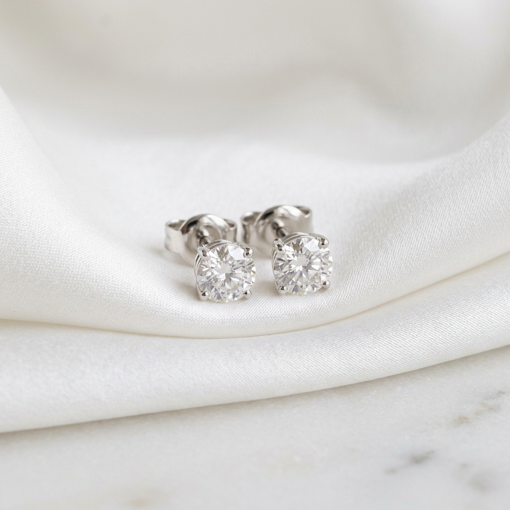 Lab-Grown Diamond Stud Earrings