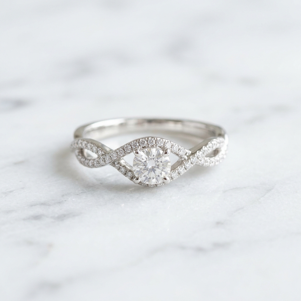 Lab-Grown Diamond Pave Ring